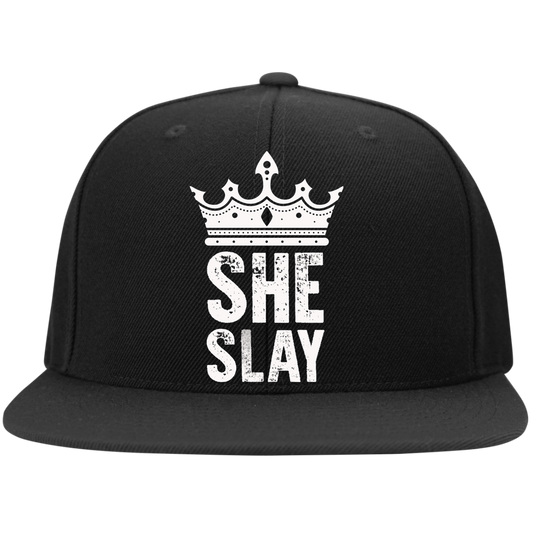 SHE SLAY High-Profile Snapback Hat