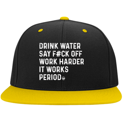 SAY F*CK OFF High-Profile Snapback Hat