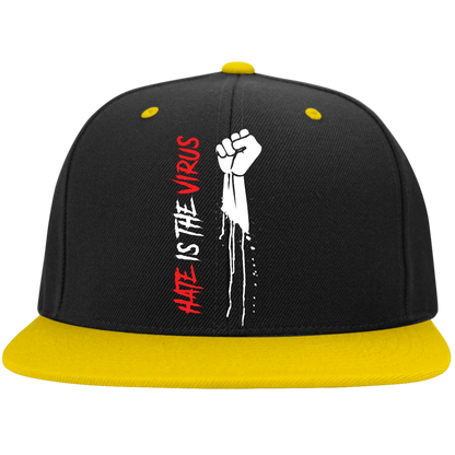 HATE IS THE VIRUS High-Profile Snapback Hat