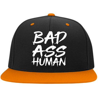 BAD ASS HUMAN OG High-Profile Snapback Hat