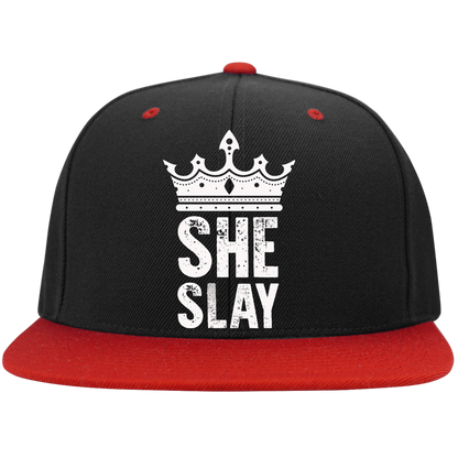 SHE SLAY High-Profile Snapback Hat
