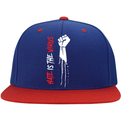 HATE IS THE VIRUS High-Profile Snapback Hat