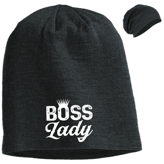 BOSS LADY Slouch Beanie