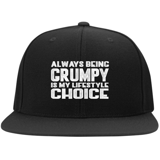 GRUMPY LIFESTYLE High-Profile Snapback Hat