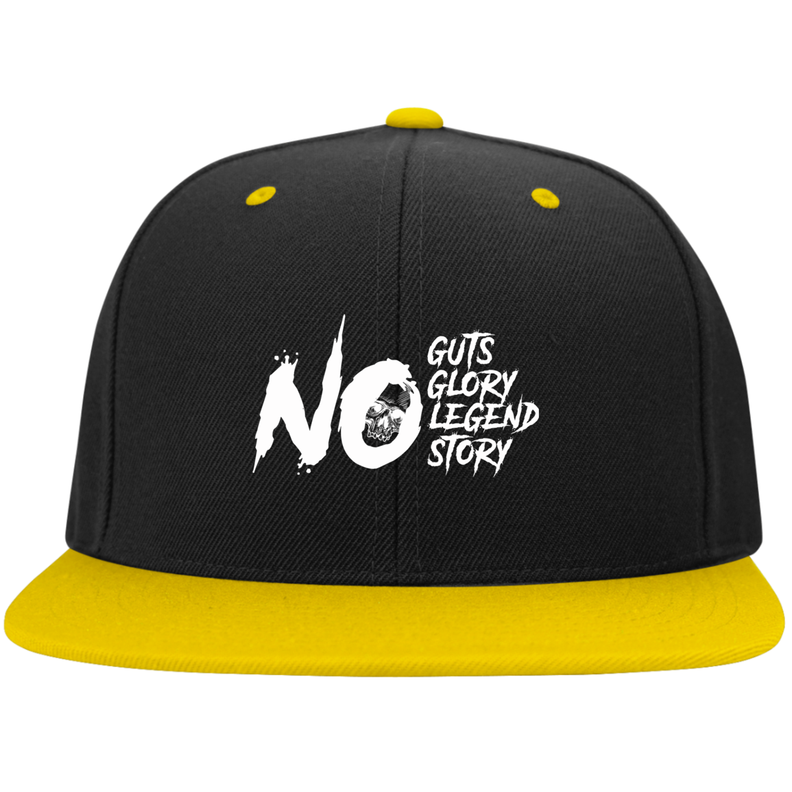 NO GUTS NO GLORY High-Profile Snapback Hat