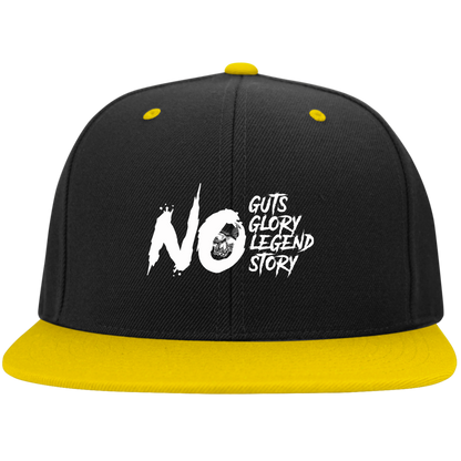 NO GUTS NO GLORY High-Profile Snapback Hat