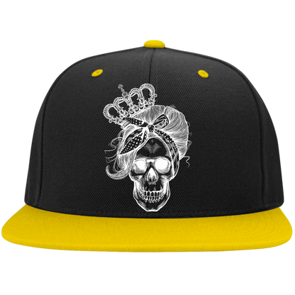 LONG LIVE THE QUEEN SKULL High-Profile Snapback Hat