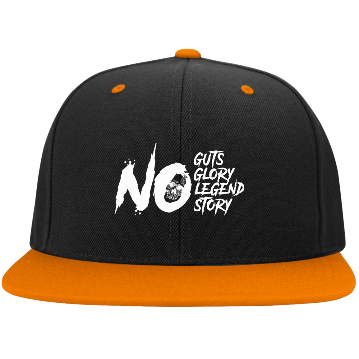 NO GUTS NO GLORY High-Profile Snapback Hat