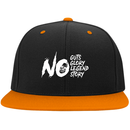 NO GUTS NO GLORY High-Profile Snapback Hat