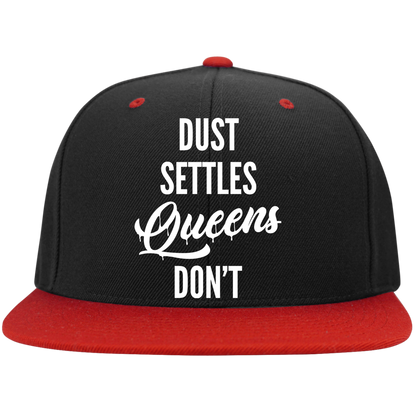 QUEENS DON'T SETTLE High-Profile Snapback Hat