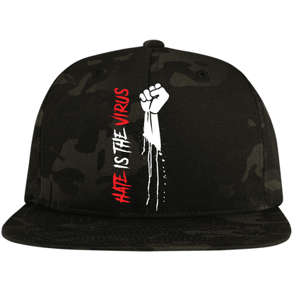 HATE IS THE VIRUS High-Profile Snapback Hat