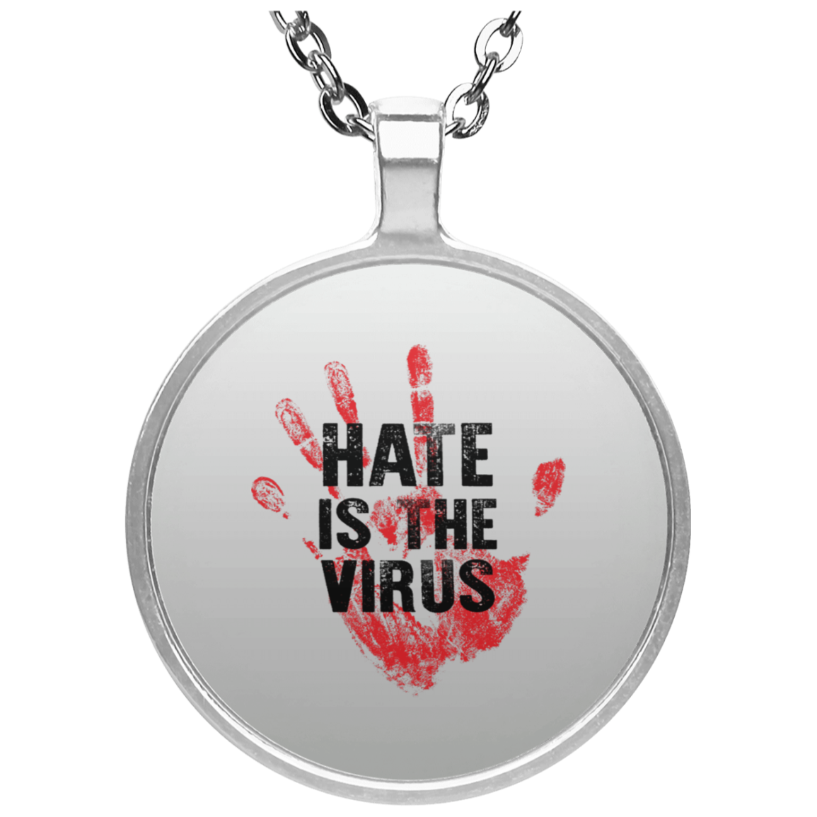 HATE IS THE VIRUS NECKLACE