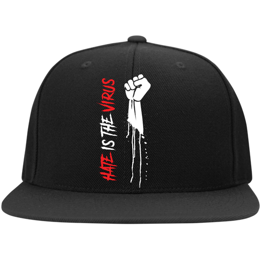 HATE IS THE VIRUS High-Profile Snapback Hat