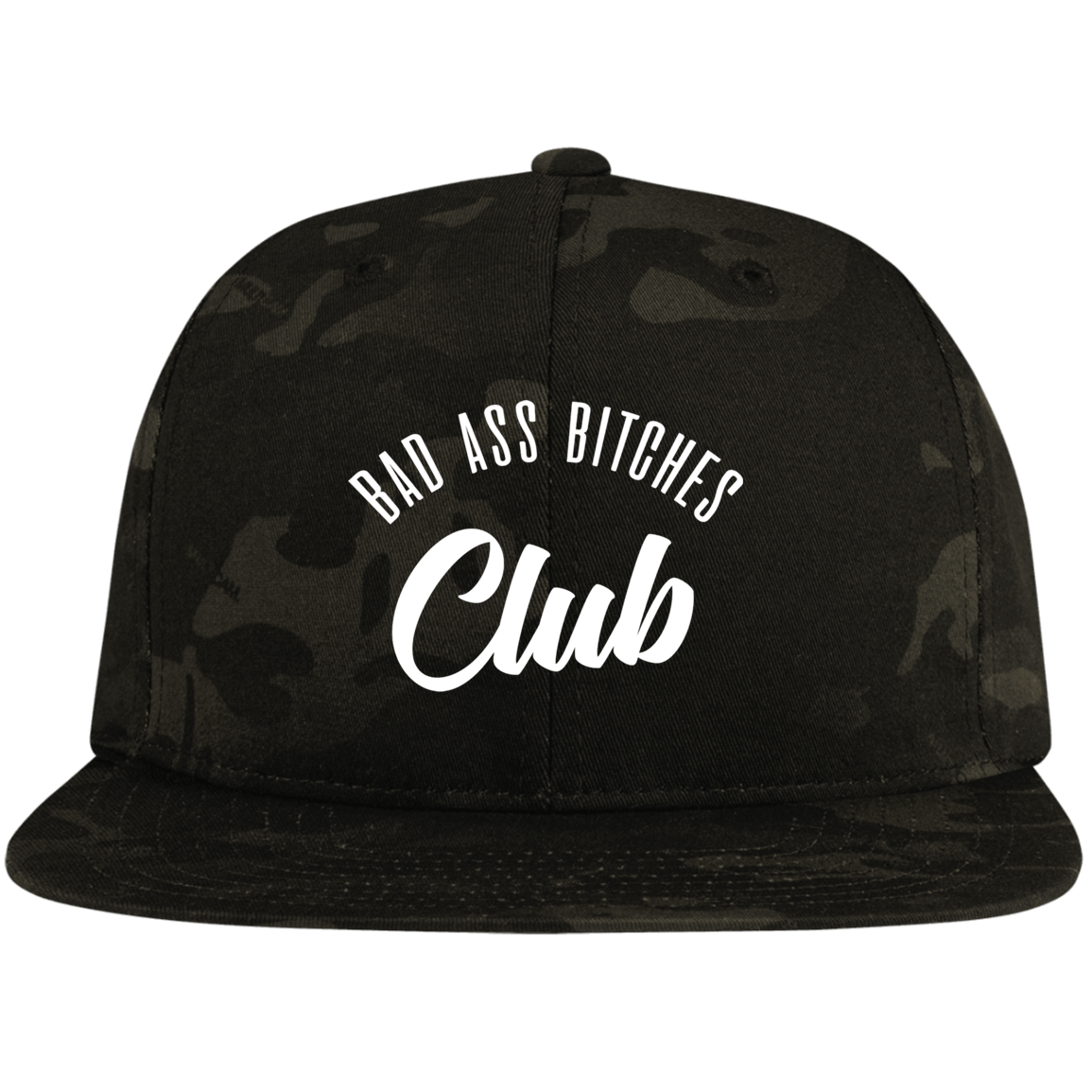 BAD ASS BITCHES CLUB High-Profile Snapback Hat