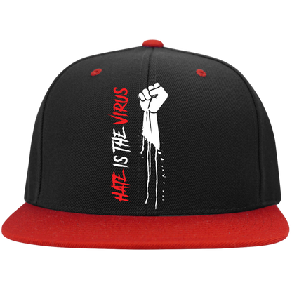 HATE IS THE VIRUS High-Profile Snapback Hat