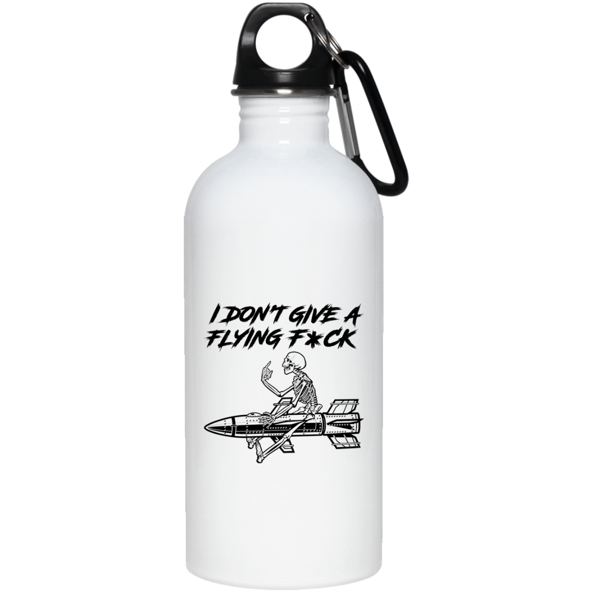 DON'T GIVE A FLYING F*CK STAINLESS STEEL 20 0Z WATER BOTTLE