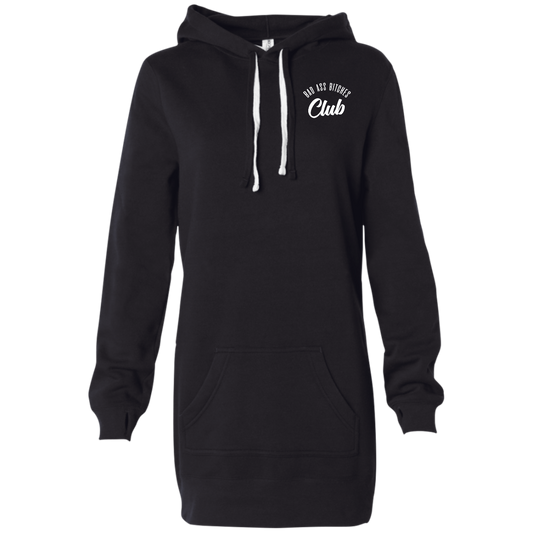 BAD ASS BITCHES CLUB Hooded Pullover Dress