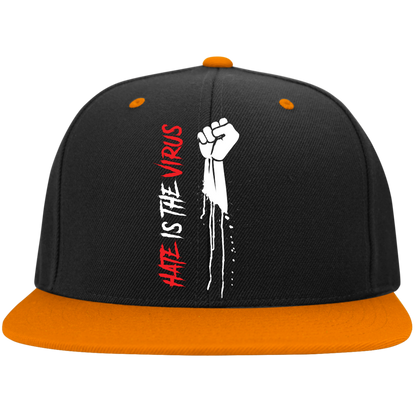 HATE IS THE VIRUS High-Profile Snapback Hat