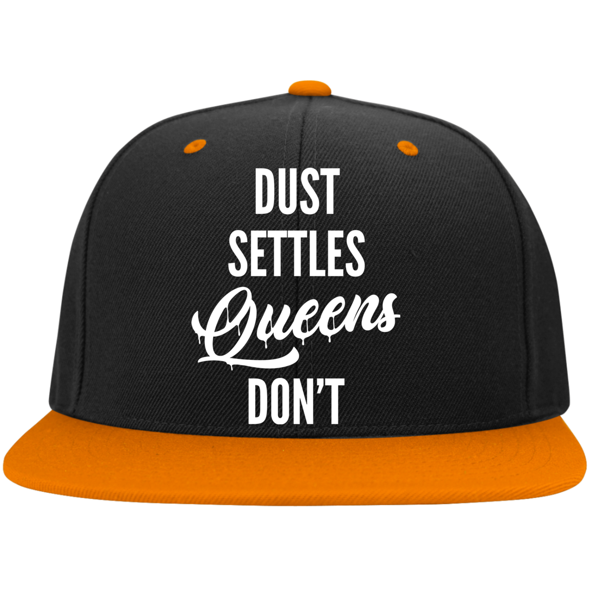 QUEENS DON'T SETTLE High-Profile Snapback Hat
