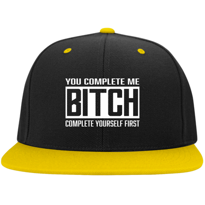 COMPLETE BITCH High-Profile Snapback Hat