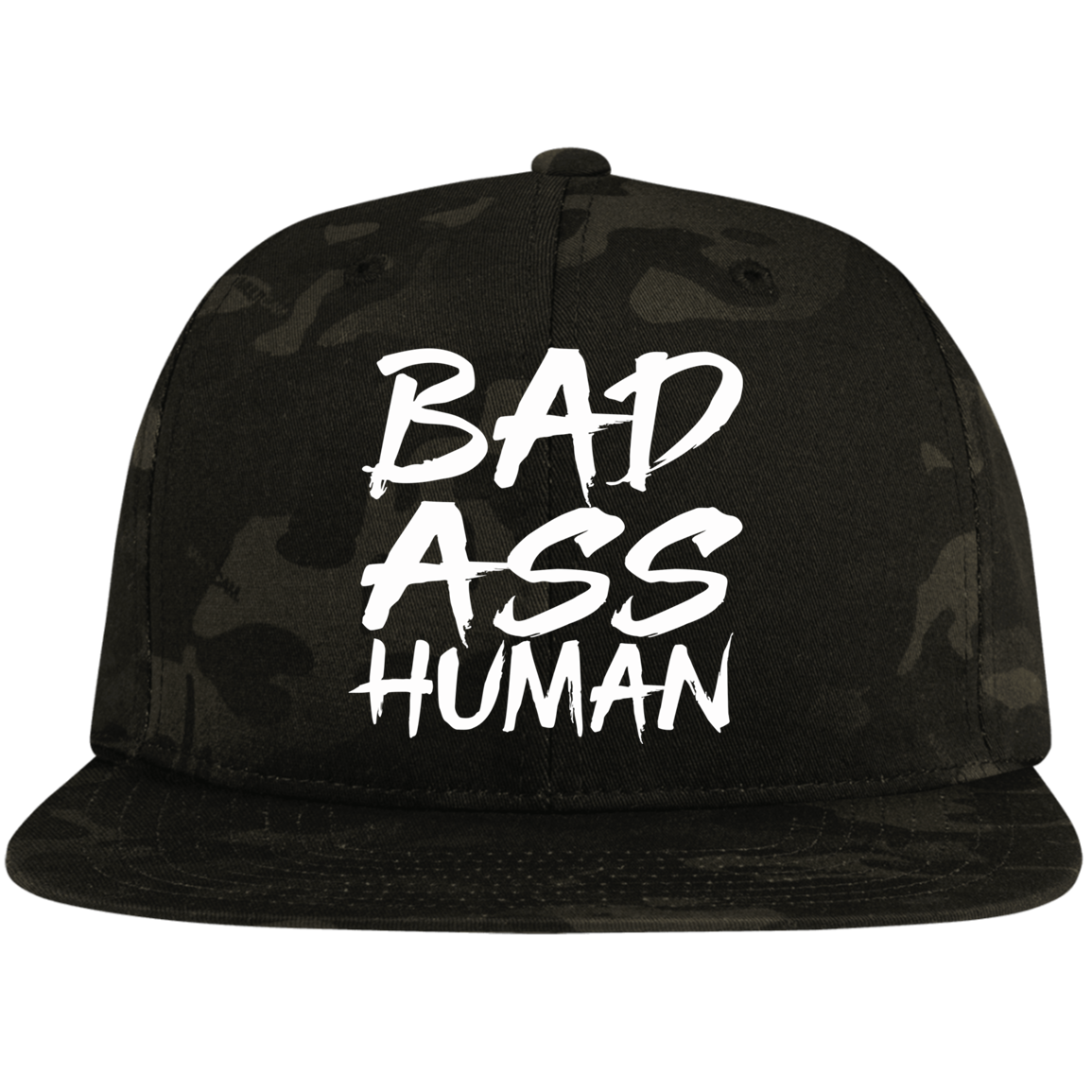 BAD ASS HUMAN OG High-Profile Snapback Hat