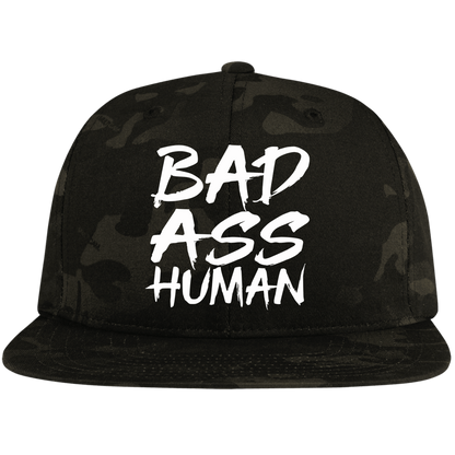 BAD ASS HUMAN OG High-Profile Snapback Hat