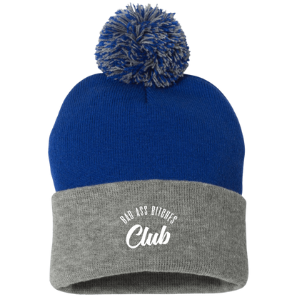 BAD ASS BITCHES Pom Pom Knit Cap