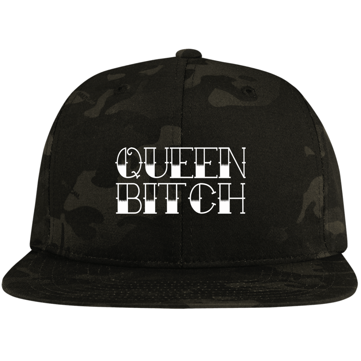 QUEEN BITCH TITLE High-Profile Snapback Hat