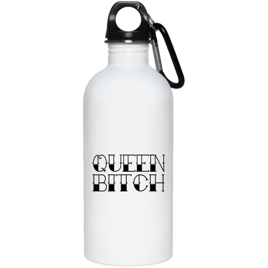 QUEEN BITCH TITLE STAINLESS STEEL 20 OZ WATER BOTTLE