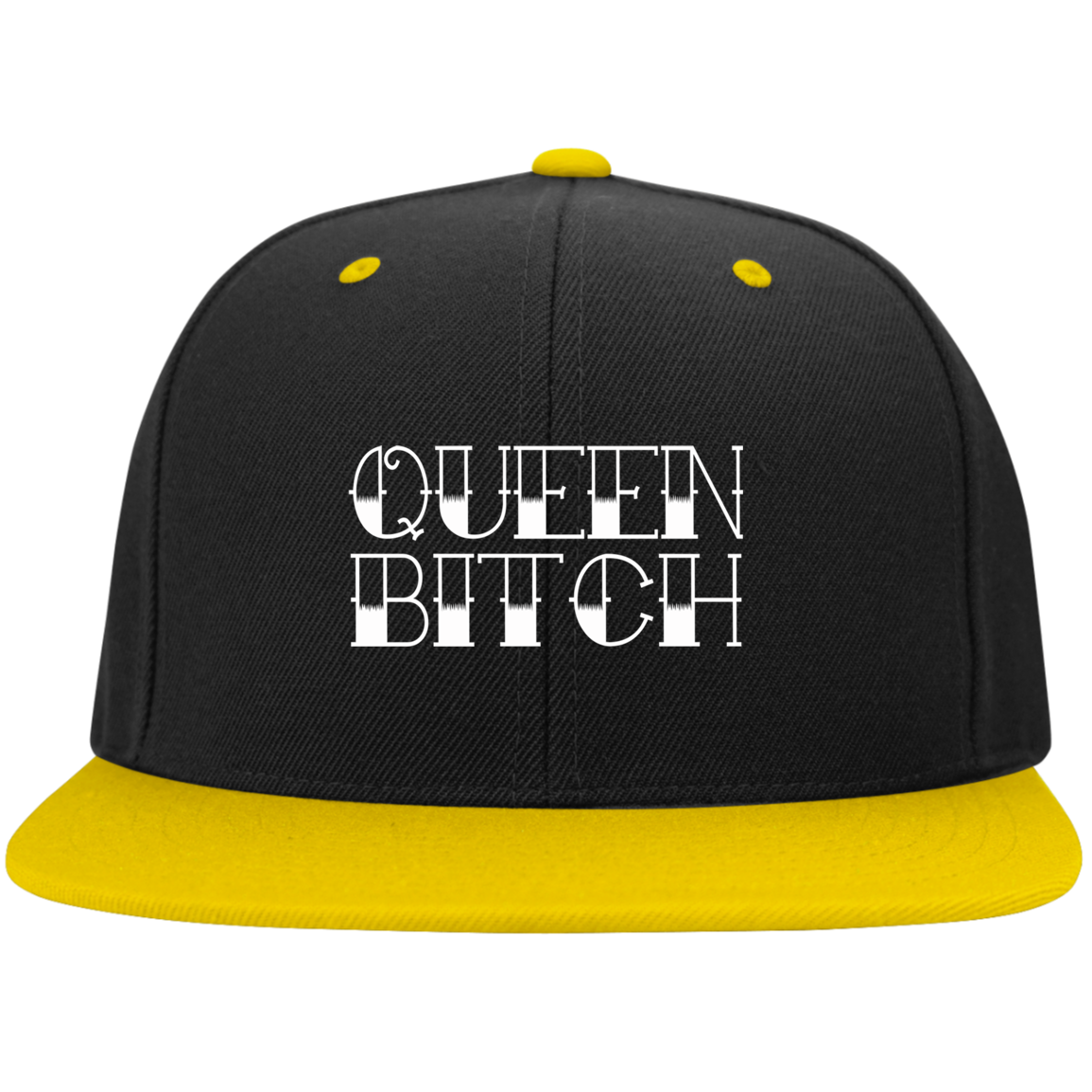 QUEEN BITCH TITLE High-Profile Snapback Hat