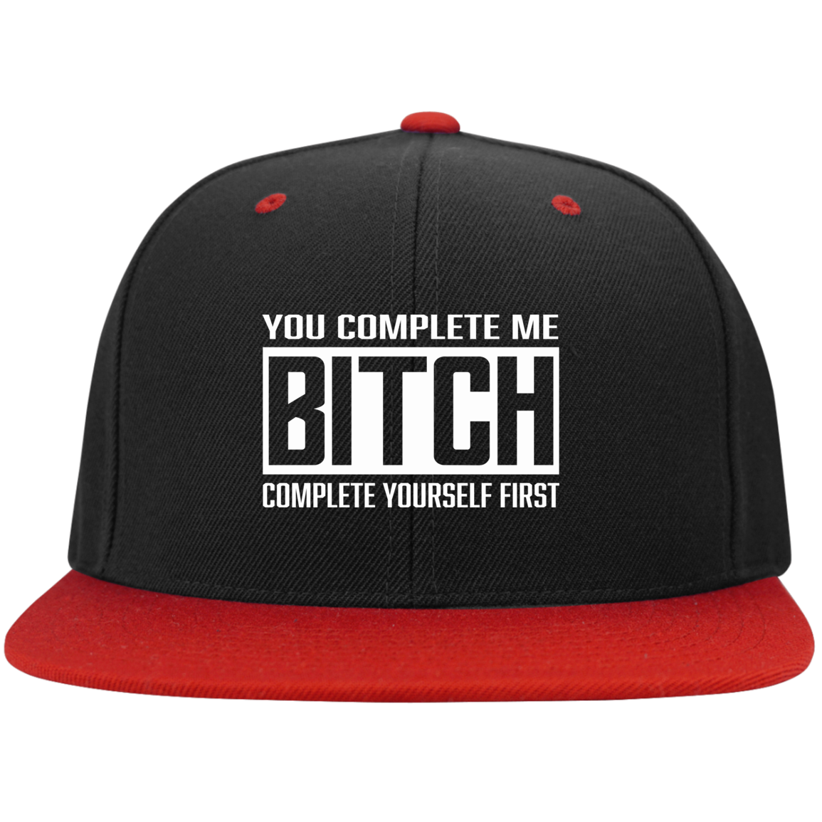 COMPLETE BITCH High-Profile Snapback Hat