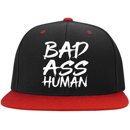 BAD ASS HUMAN OG High-Profile Snapback Hat