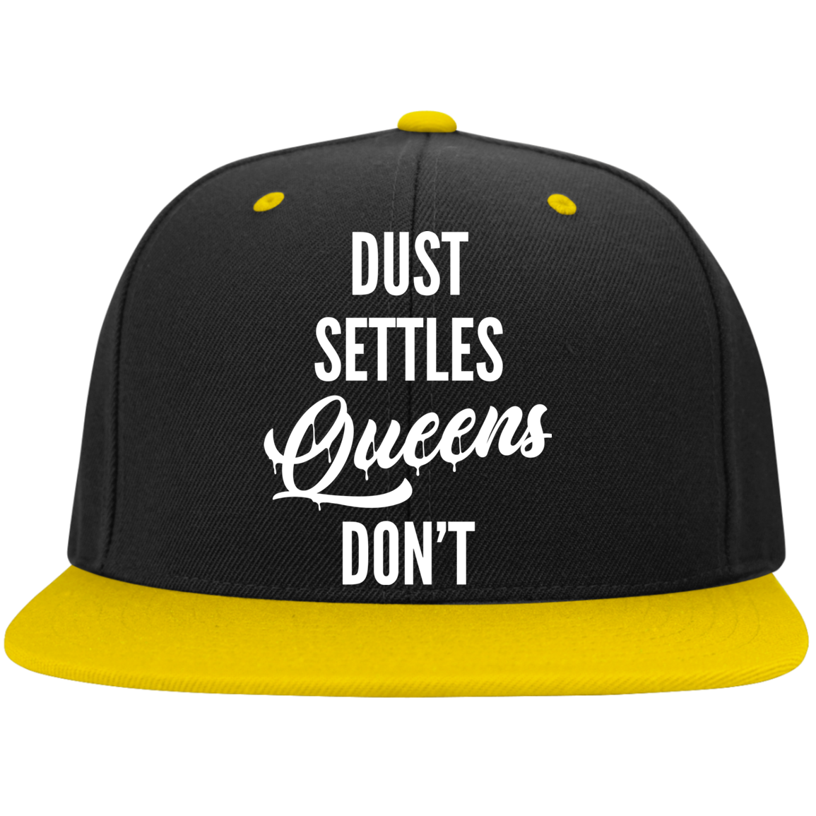 QUEENS DON'T SETTLE High-Profile Snapback Hat