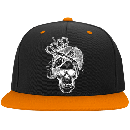 LONG LIVE THE QUEEN SKULL High-Profile Snapback Hat