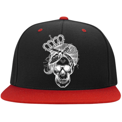 LONG LIVE THE QUEEN SKULL High-Profile Snapback Hat