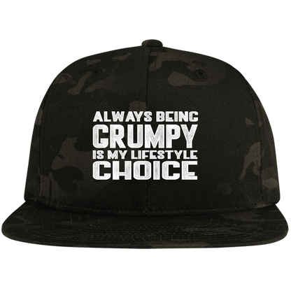 GRUMPY LIFESTYLE High-Profile Snapback Hat