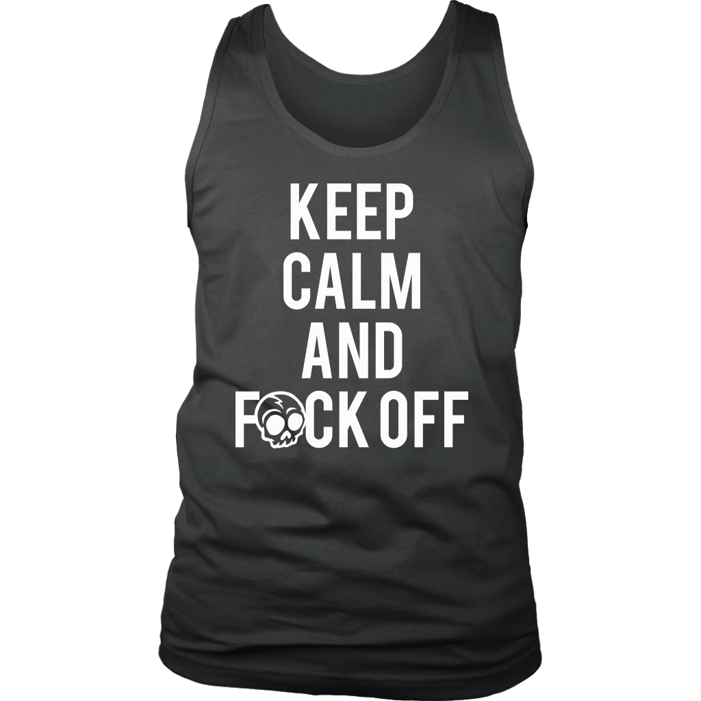 KEEP CALM AND F*CK OFF MENS TANK