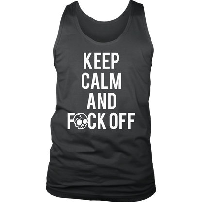 KEEP CALM AND F*CK OFF MENS TANK