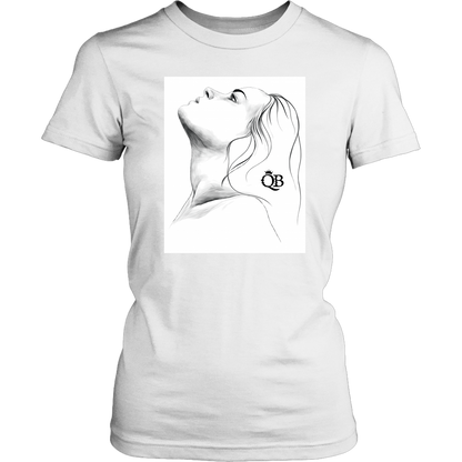 QB CLASSY PORTRAIT WOMENS TSHIRT