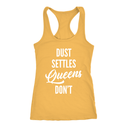 QUEENS DON'T SETTLE RACERBACK TANK