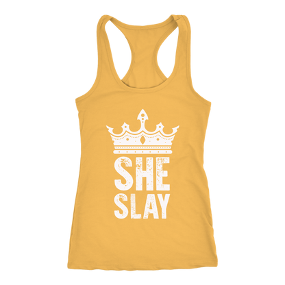 SHE SLAY RACERBACK TANK