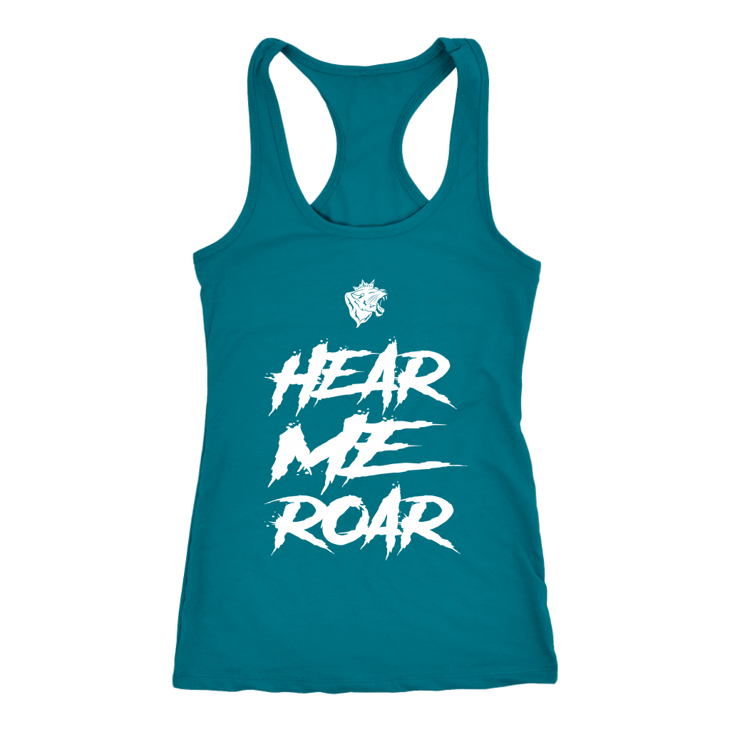 HEAR ME ROAR RACERBACK TANK