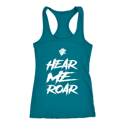 HEAR ME ROAR RACERBACK TANK