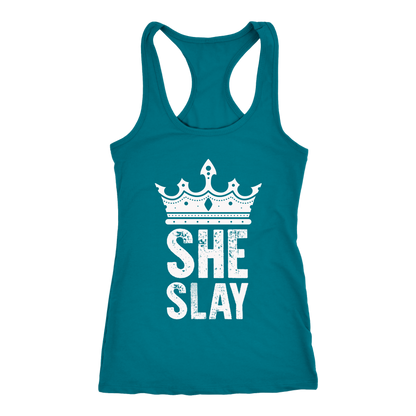 SHE SLAY RACERBACK TANK