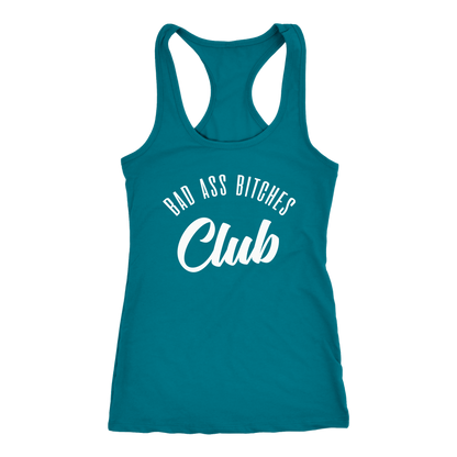 BAD ASS BITCHES CLUB RACERBACK TANK