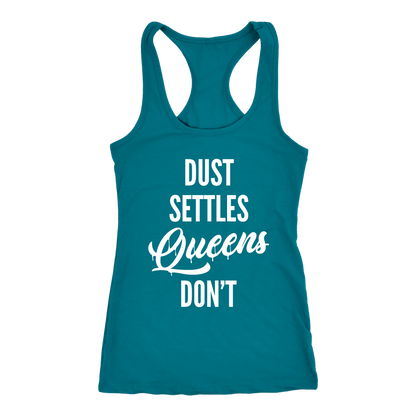 QUEENS DON'T SETTLE RACERBACK TANK