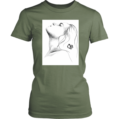 QB CLASSY PORTRAIT WOMENS TSHIRT