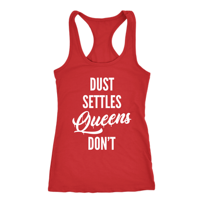 QUEENS DON'T SETTLE RACERBACK TANK