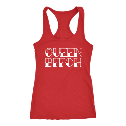 QUEEN BITCH TATTOO TYPE RACERBACK TANK