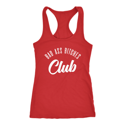 BAD ASS BITCHES CLUB RACERBACK TANK